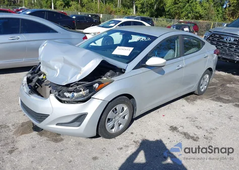 2016 Hyundai Elantra Se z USA, uszkodzony, nr VIN 5NPDH4AE9GH748402
